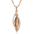 Zircon Necklace For Women Geometric Jewelry